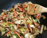 キクイモ、4種キノコなど激旨の油炒め作り方9写真