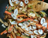 キクイモ、4種キノコなど激旨の油炒め作り方10写真