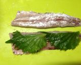 簡単♪イワシの梅肉大葉挟み焼き作り方4写真