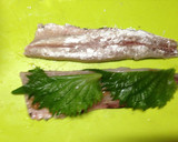 簡単♪イワシの梅肉大葉挟み焼き作り方4写真