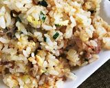 豚肉とネギのオイスターチャーハン作り方7写真