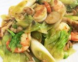 シャキシャキレタスの中華炒め作り方5写真