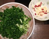 旦那レシピ⑫パセリのペペロンチーノ^ ^作り方2写真