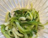 あさつきとちくわとハムの酢味噌和え作り方1写真