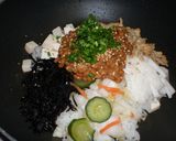 納豆で和風あんかけビビンバ作り方7写真