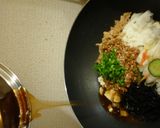 納豆で和風あんかけビビンバ作り方8写真