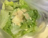 簡単‼︎レタス1玉で2種類のサラダ☆作り方4写真