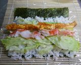 簡単☆サラダ巻き作り方4写真