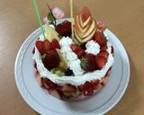 フルーツデコレーションケーキ作り方3写真