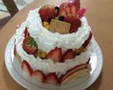 フルーツデコレーションケーキ作り方4写真