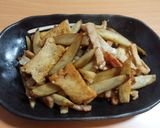 早×うま♪ごぼうと厚揚げのきんぴら風炒め作り方4写真