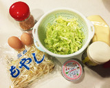 もやしとキャベツのマヨ炒め作り方1写真