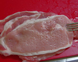 簡単☆弁当向き♪豚肉とネギの味噌漬け焼き作り方2写真