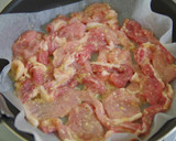 簡単☆弁当向き♪豚肉とネギの味噌漬け焼き作り方5写真