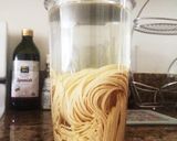 キャベツとベーコンのパスタ作り方1写真