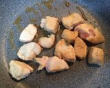 俺流！冷凍根菜と鶏ムネ肉で簡単筑前煮作り方4写真