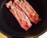 ベーコンオム焼きそば作り方3写真