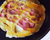 ベーコンオム焼きそば作り方4写真