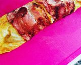 ベーコンオム焼きそば作り方6写真