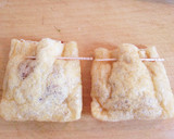 ネギとミョウガの油揚げはさみ焼き作り方3写真