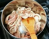簡単栄養満点島人参豚トロ絶品スープ作り方3写真