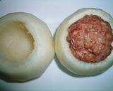 カブの肉詰めポトフ。作り方3写真