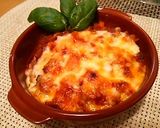 餃子の皮でモチモチ♡ミートソースラザニア作り方5写真