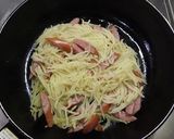 オムそばガレット作り方3写真