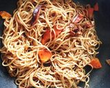 オムソバサンド作り方1写真