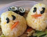 焼きそば✿デコキャラ弁✿ヒヨコの巣ごもり作り方11写真