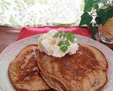 休日の朝に♡ワンランク上のホットケーキ♬作り方5写真