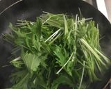 1人分・玉子入り水菜の炒め煮作り方3写真