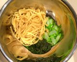 糖質制限パスタ！アスパラのバジルパスタ作り方5写真