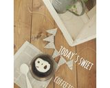 コーヒーゼリーに 生クリームでスヌーピー作り方5写真