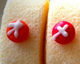 おめでとうロールケーキ☆作り方2写真