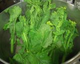 ＊菜の花ときのこの豚肉炒め＊作り方2写真
