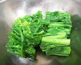 ＊菜の花ときのこの豚肉炒め＊作り方3写真