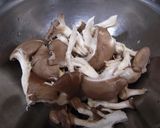 ＊菜の花ときのこの豚肉炒め＊作り方5写真