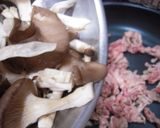 ＊菜の花ときのこの豚肉炒め＊作り方8写真
