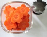 干し椎茸と昆布出汁で✿人参の精進煮作り方3写真