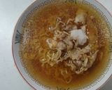 即席ラーメンでおろし肉中華　Ｂ級グルメ作り方7写真
