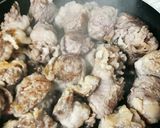 牛薄切り肉×ミンチロールスチーキ◆焼肉味作り方10写真