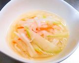 セロリの葉と竹輪のお味噌汁☆美味しいよ!作り方12写真