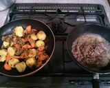 簡単同時にカレーとミートソース作り方6写真