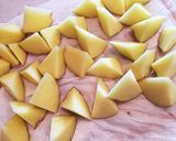 新じゃがde子供が頬張るのり塩ポテト☆作り方1写真