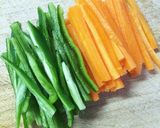 簡単♡野菜チーズ肉巻き作り方1写真