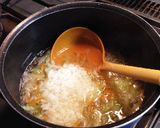 ダイエット鮭入りスープ ご飯入り＊作り方5写真