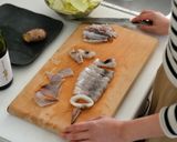 春キャベツとイカの醤油炒め作り方1写真