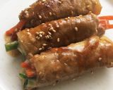 簡単♡野菜チーズ肉巻き作り方5写真