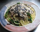 生クリームでまろやか！納豆スパゲティー作り方5写真